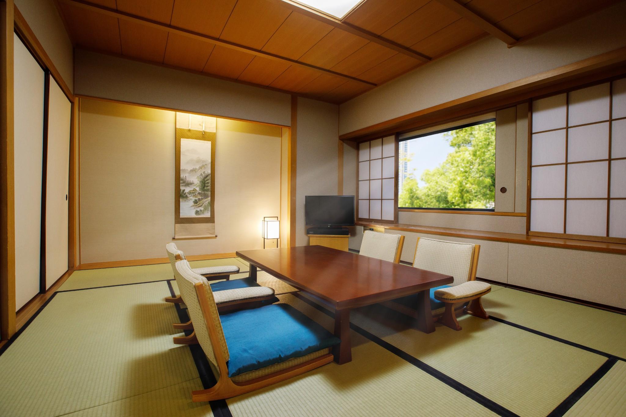 Hotel New Otani Hakata Fukuoka  Dış mekan fotoğraf A Japanese-style room at the hotel