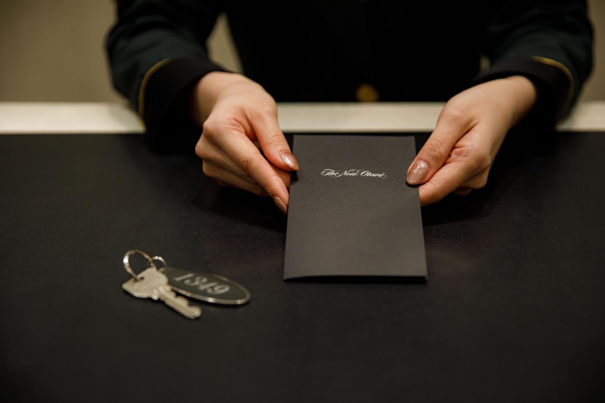 Hotel New Otani Hakata Fukuoka  Dış mekan fotoğraf A hotel key card