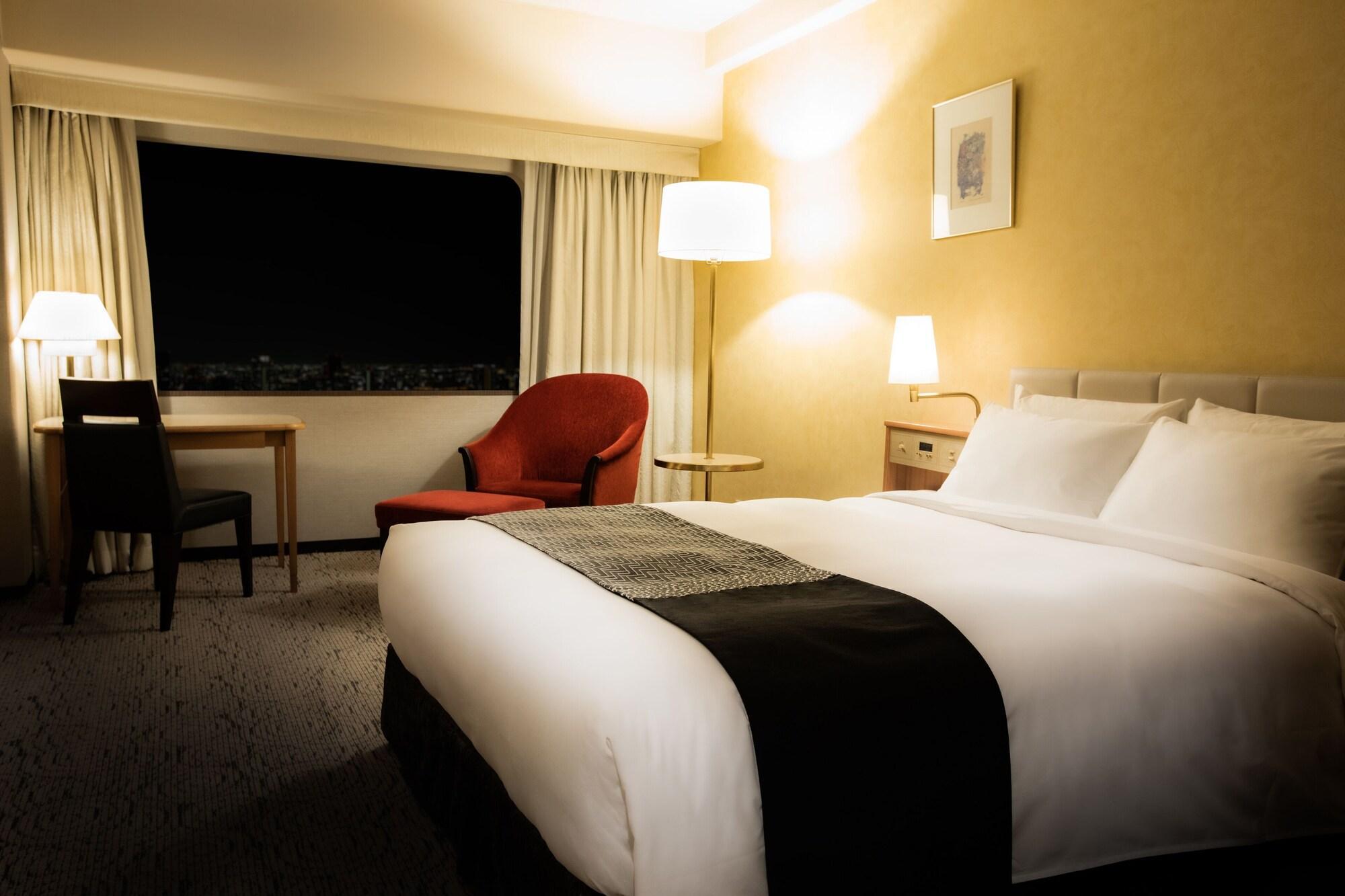 Hotel New Otani Hakata Fukuoka  Dış mekan fotoğraf A room at the hotel