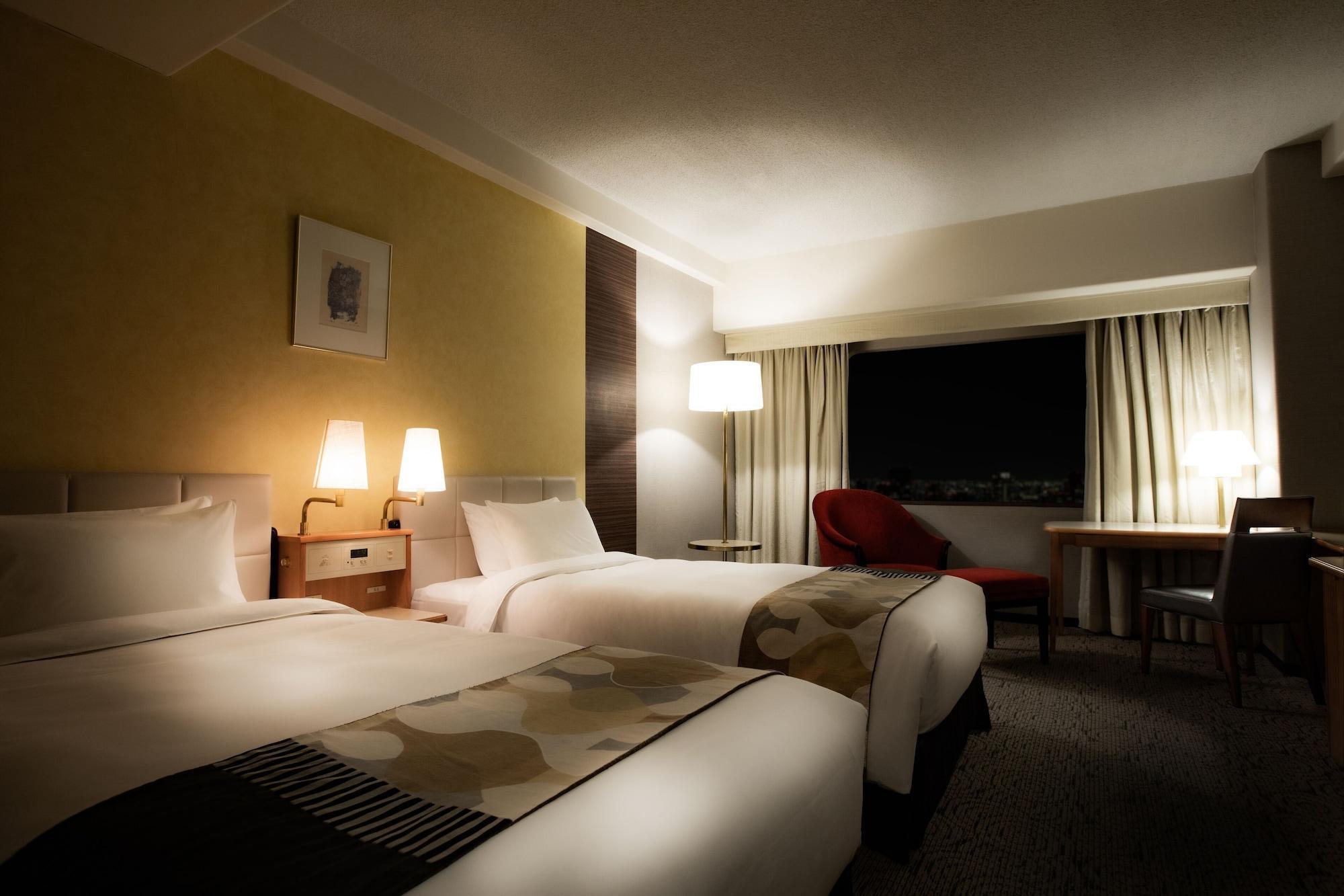 Hotel New Otani Hakata Fukuoka  Dış mekan fotoğraf A room at the hotel