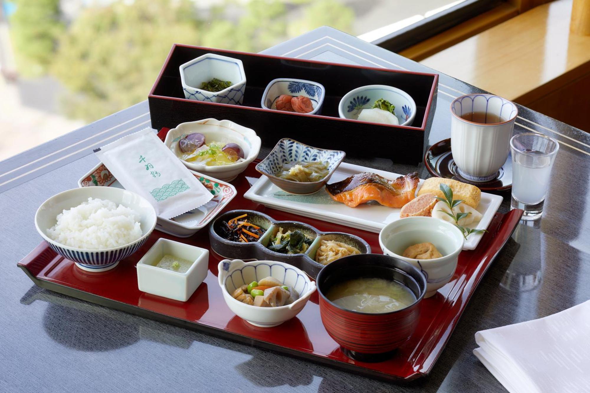 Hotel New Otani Hakata Fukuoka  Dış mekan fotoğraf A Japanese breakfast